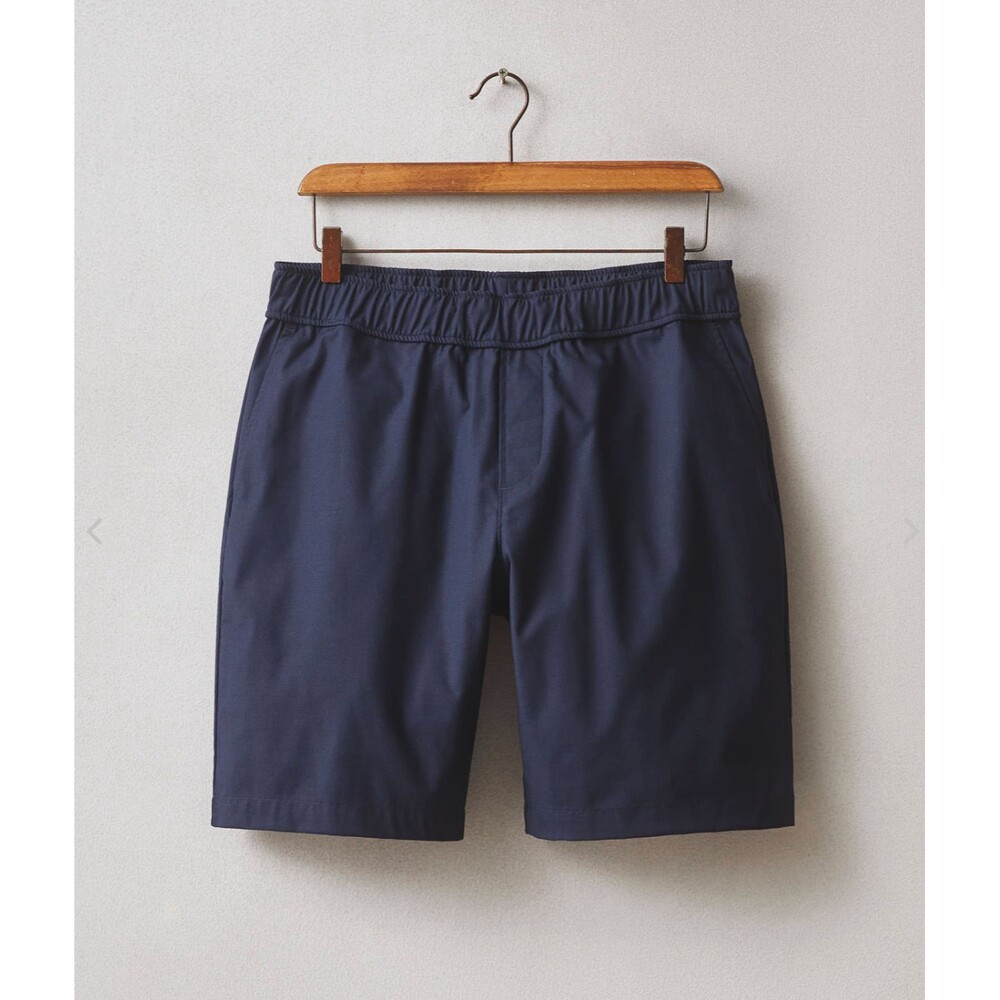 American Giant Shorts Mens M Navy Blue Beach Pull On Lightweight Pockets USA NEW